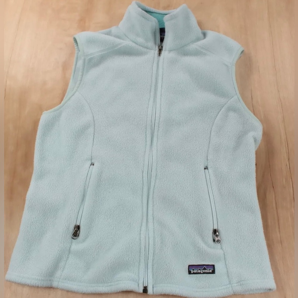 Patagonia Synchilla Vest Light Blue Women’s Small
